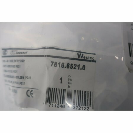 Westec SHRINK BOOT ADAPTERS ENCLOSURE 7816.6521.0